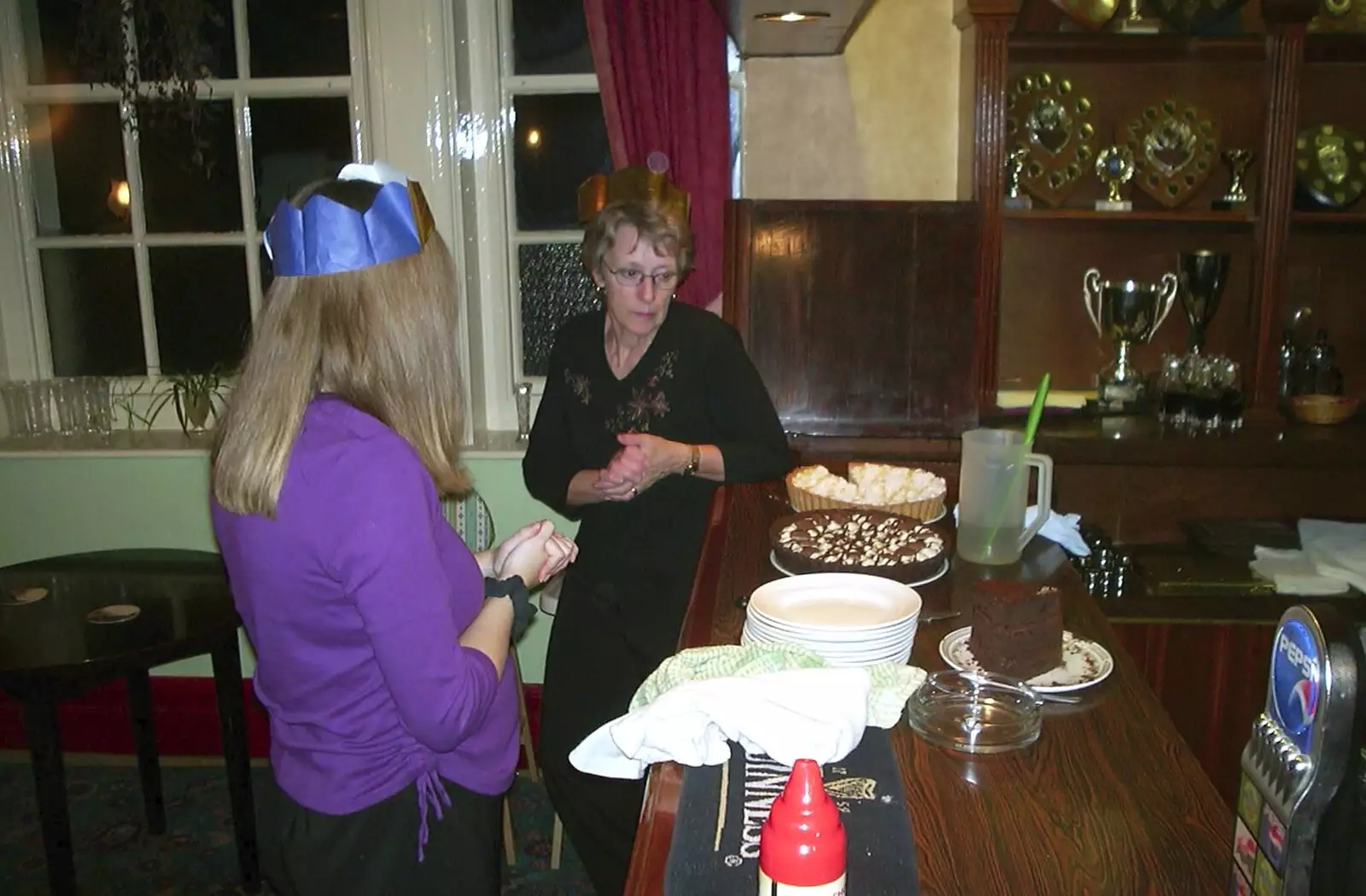 Cakes on the bar, from Christmas at The Cottage, Thorpe St. Andrew, Norwich - 25th December 2003