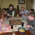 An intense game of Cluedo is in progress, Sarah's Games Night at Anne's, Thornham, Suffolk - 27th December 2003