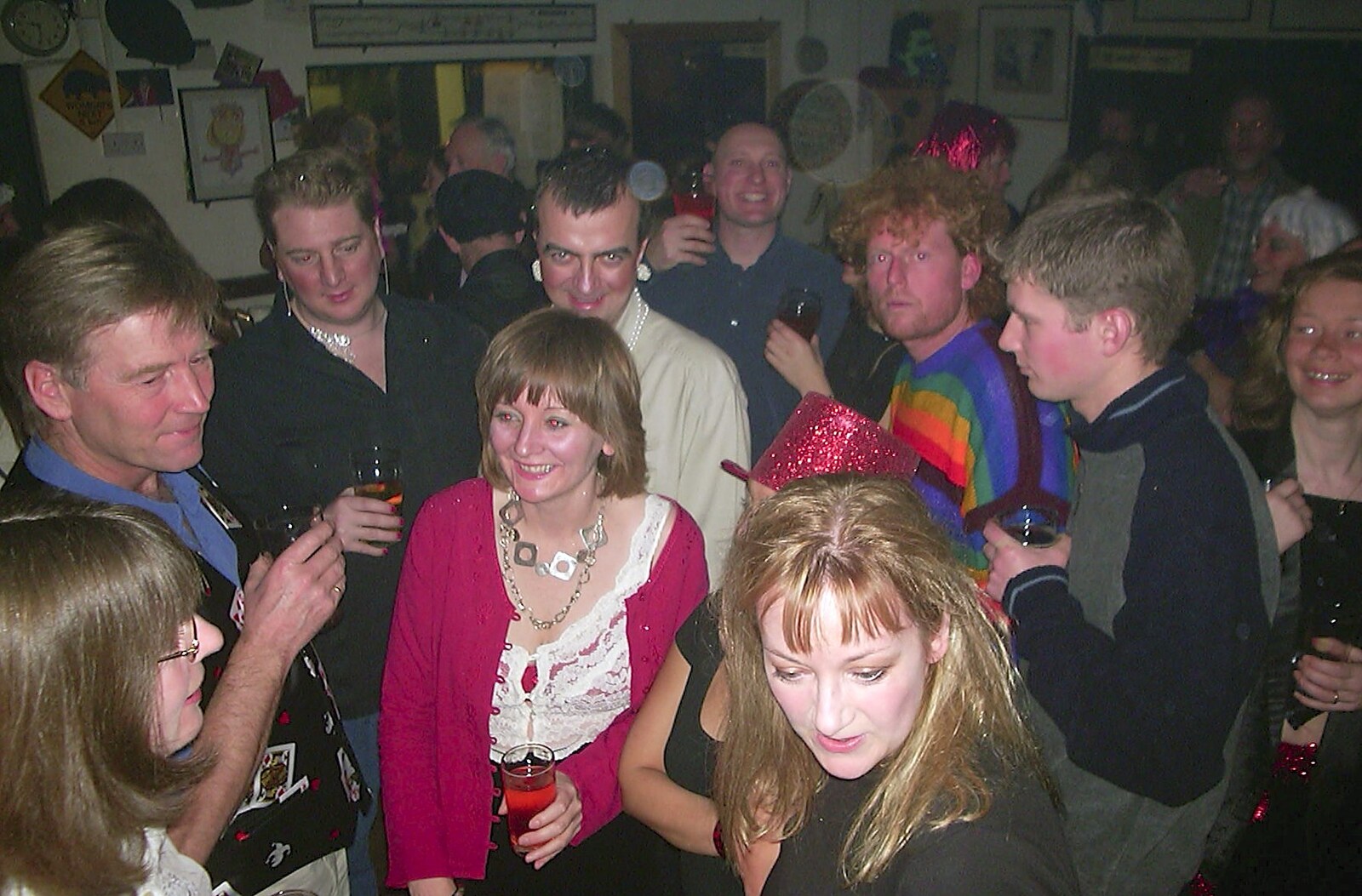 More crowds from The BBs do New Year's Eve at The Cider Shed, Banham, Norfolk - 31st December 2003