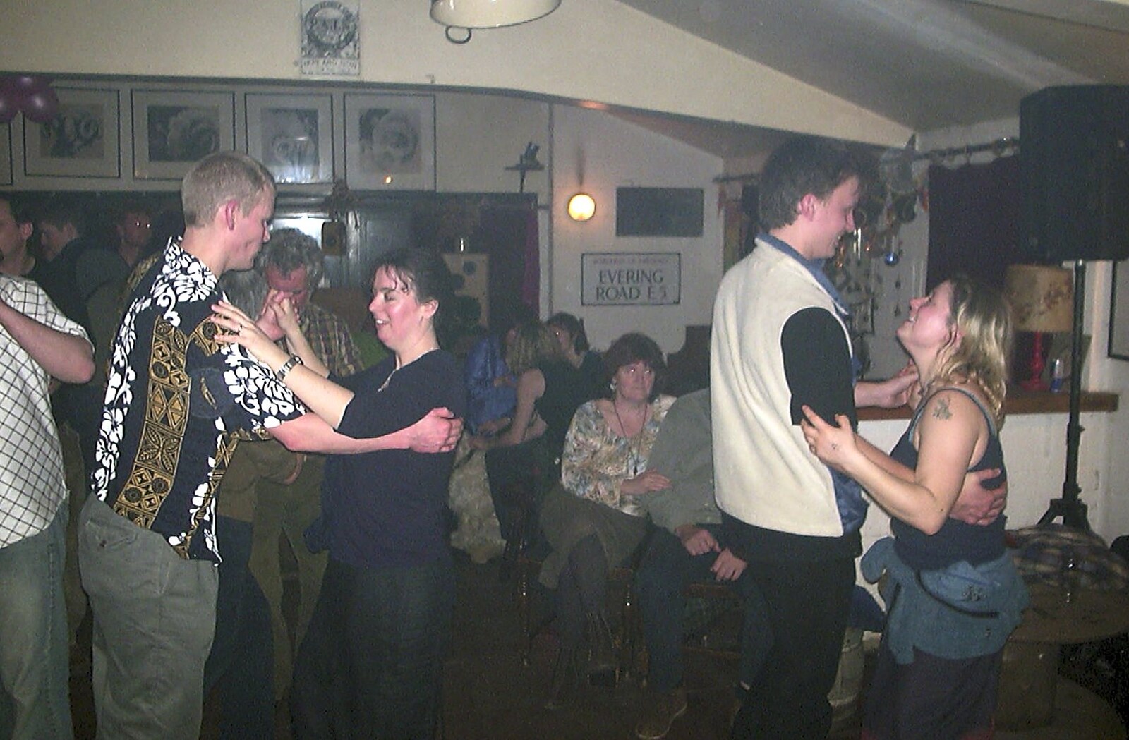 Bill's got another dance partner from The Swan's Cellar, and Bill's Mambo Night at the Barrel, Banham, Norfolk - 6th February 2004