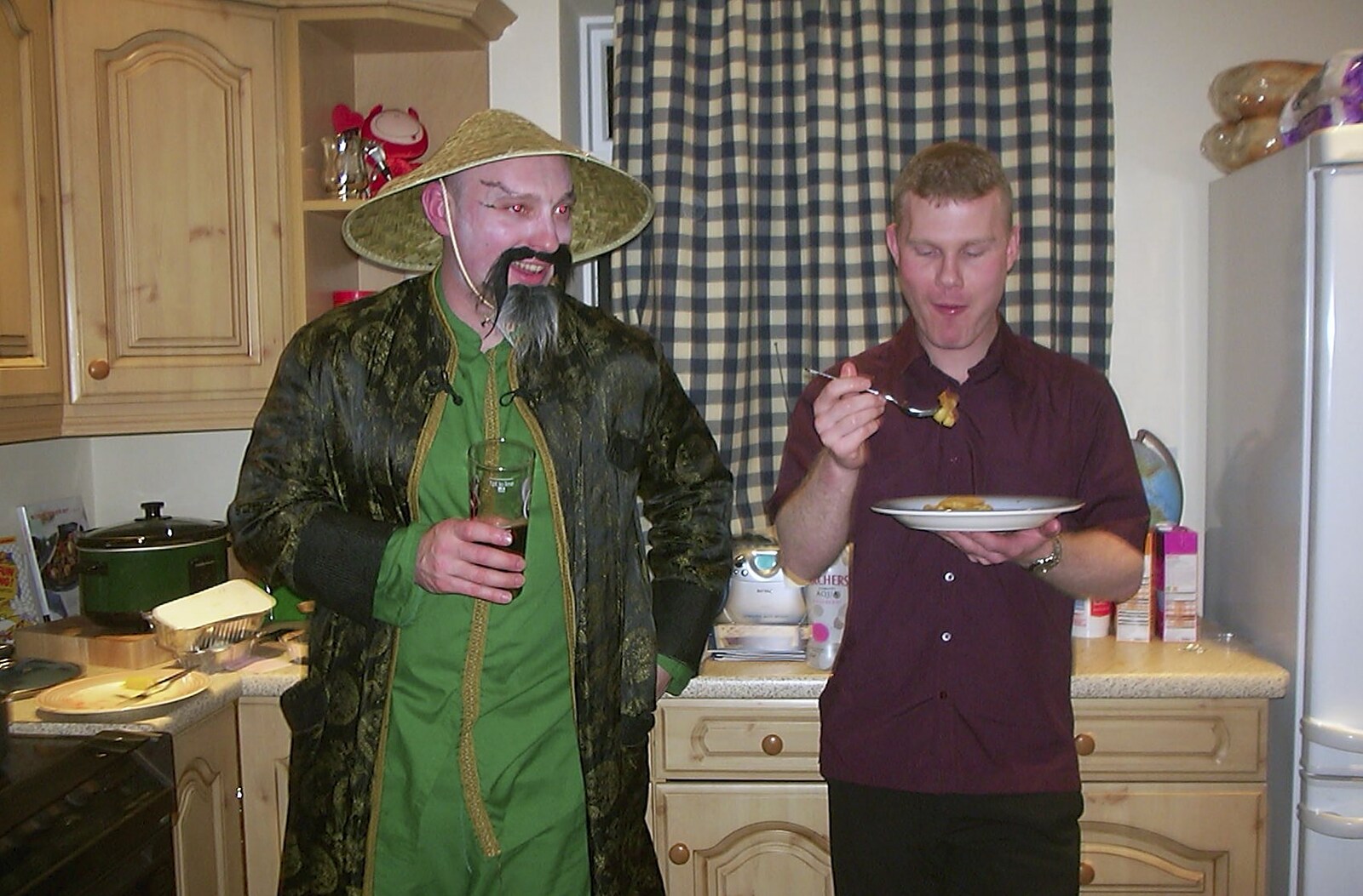 Gov and Mikey-P from A Chinese-themed Murder Mystery, Eye, Suffolk - 7th February 2004