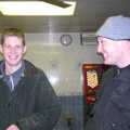 Jess and Jen's Party, Pulham St. Mary, Norfolk - 28th February 2004, The Boy Phil and Gov stock up on take-away food