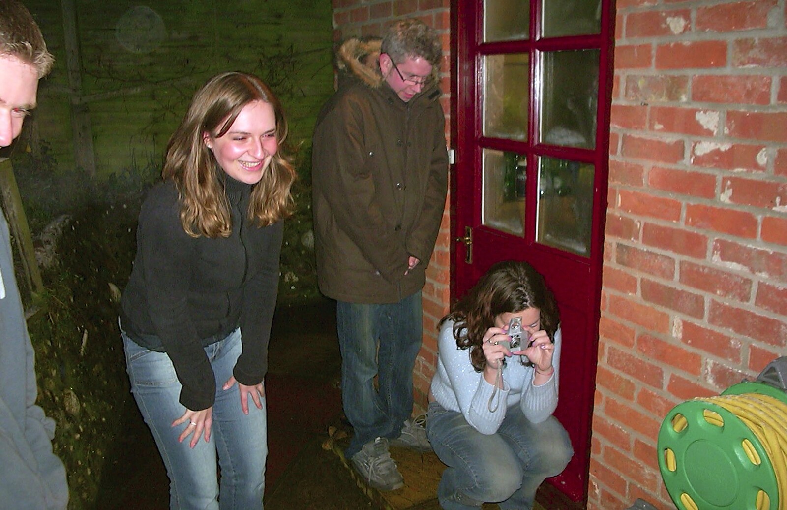 Scooby gets his photo taken from Jess and Jen's Party, Pulham St. Mary, Norfolk - 28th February 2004