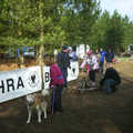 A dog howls at stuff, A day at the Husky Races, Lakenheath, Suffolk - 29th February 2004