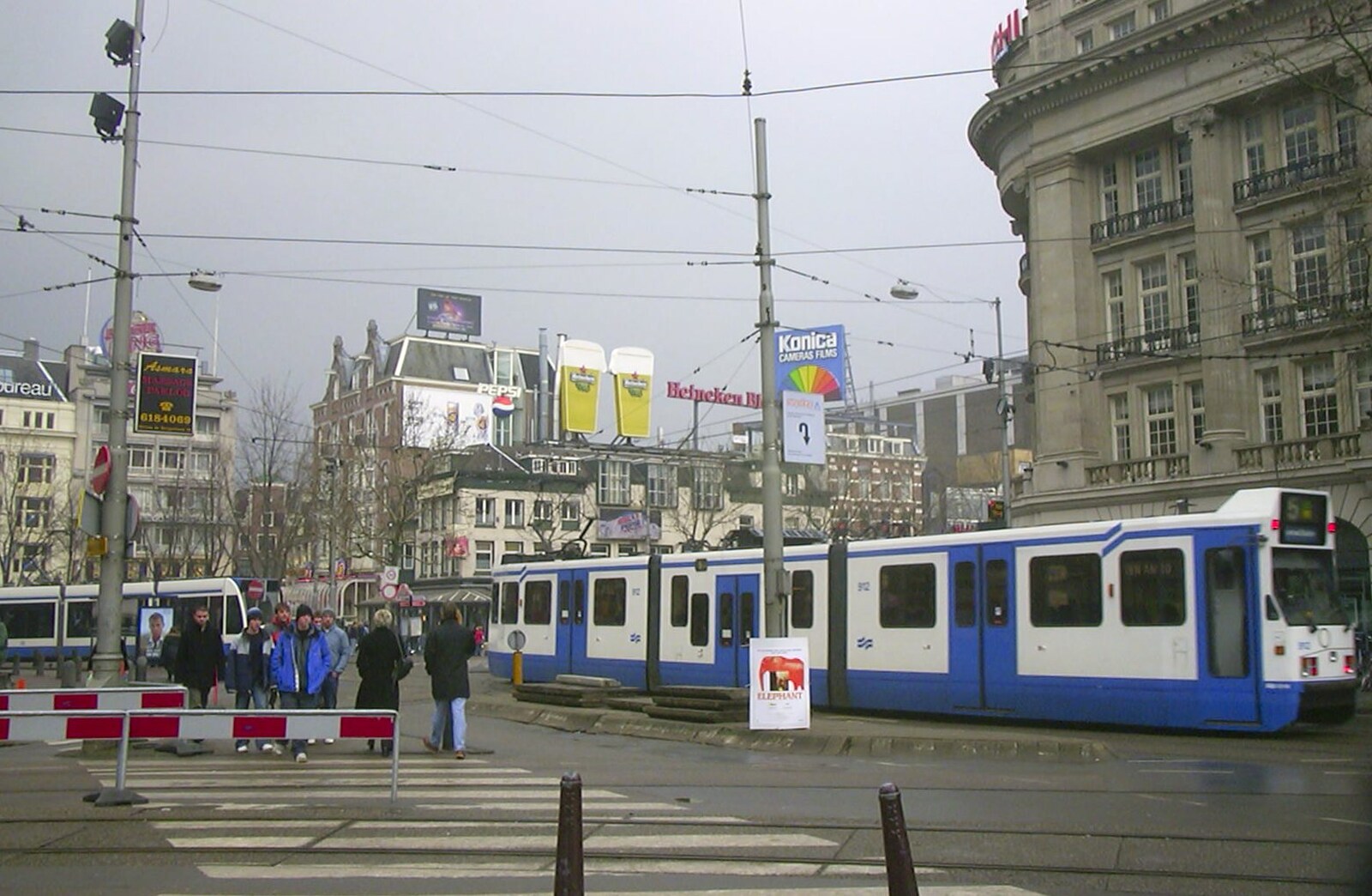 An Amsterdam tram from Anne Frank, Markets and Mikey-P's Stag Do, Amsterdam, Netherlands - 6th March 2004