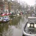 An Amsterdam canal, Anne Frank, Markets and Mikey-P's Stag Do, Amsterdam, Netherlands - 6th March 2004