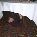 Someone's under the table already, Mikey-P and Clare's Wedding Reception, Brome Grange, Suffolk - 20th March 2004