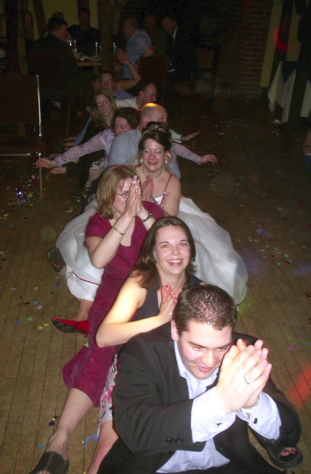 Oops Upside Your Head from Mikey-P and Clare's Wedding Reception, Brome Grange, Suffolk - 20th March 2004