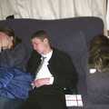 The Boy Phil and Soph-bags are asleep, Mikey-P and Clare's Wedding Reception, Brome Grange, Suffolk - 20th March 2004