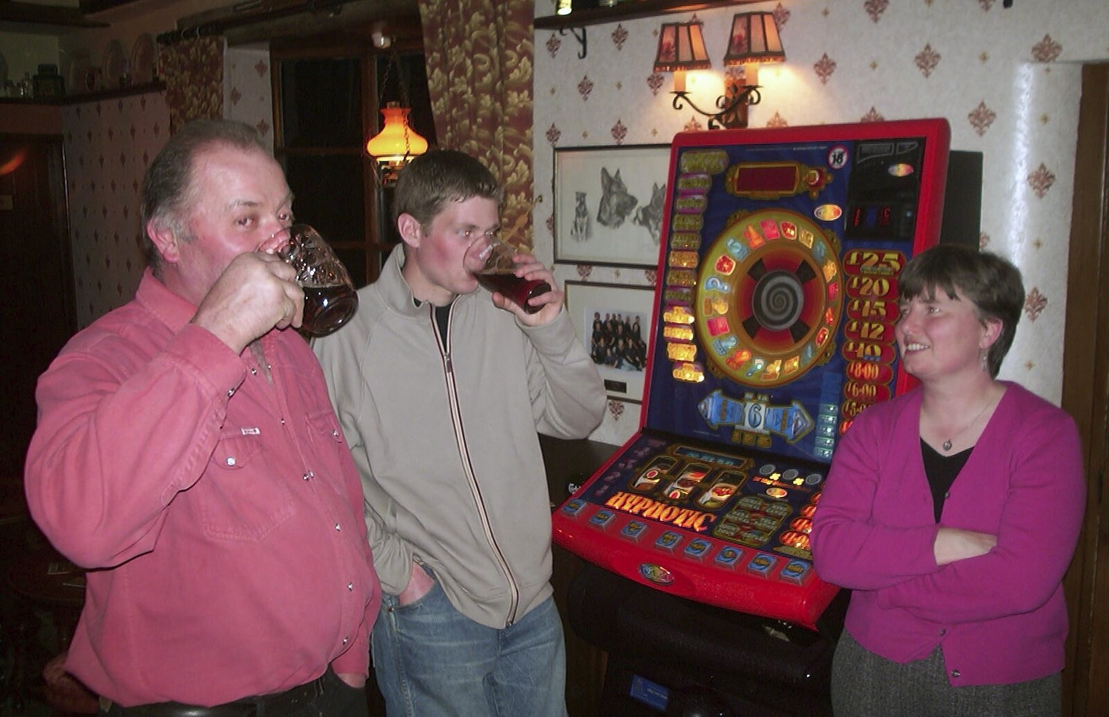 Paul and Claire's Engagement Party, Brome Swan, Suffolk - 27th March 2004: Ian C, Boy Phil and Mrs C