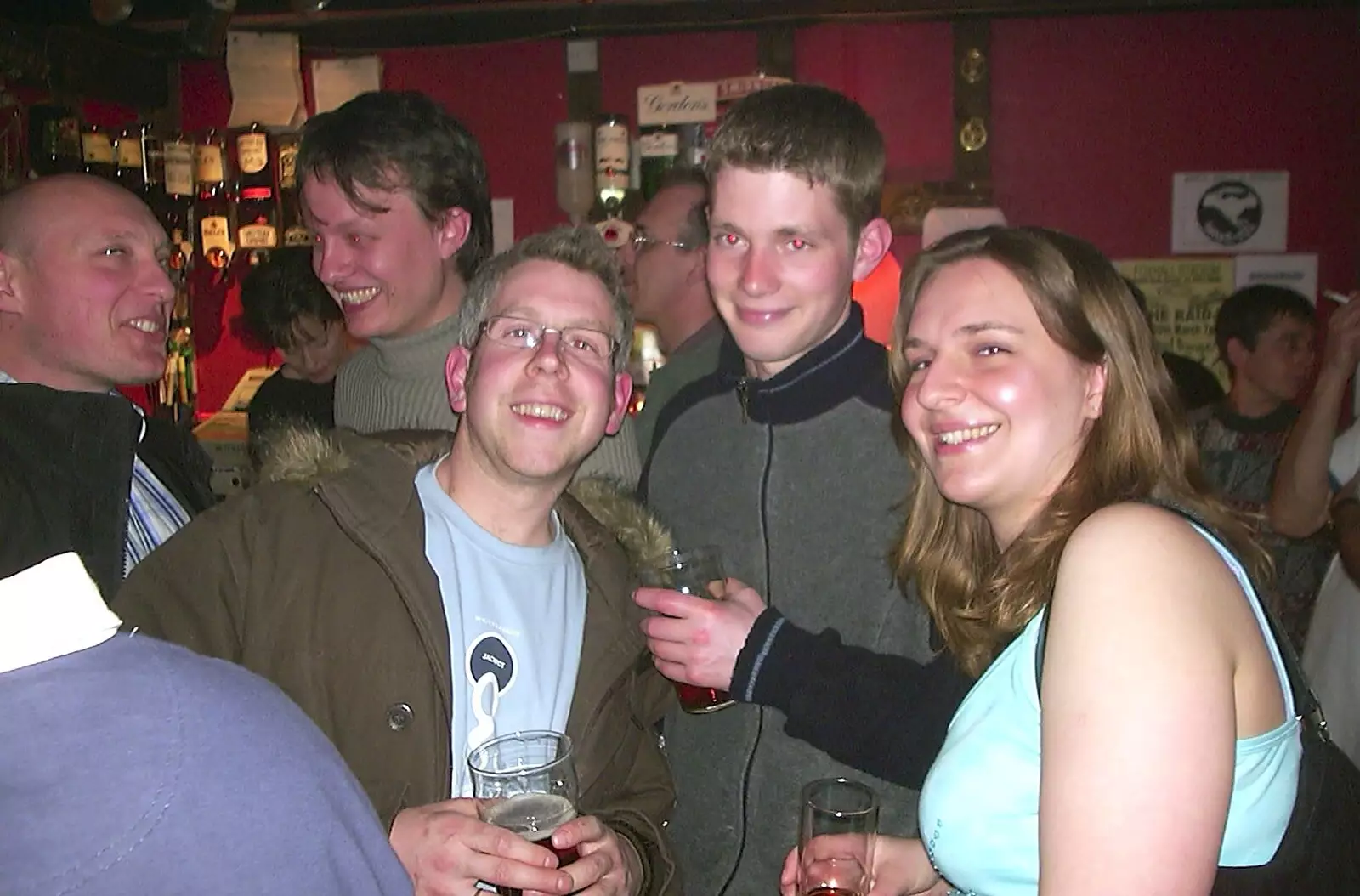 John, The Boy Phil and Jess, from A March Miscellany: The BBs, Pulham Pubs and Broken Cars - Norfolk and Cambridgeshire, 31st March 2004