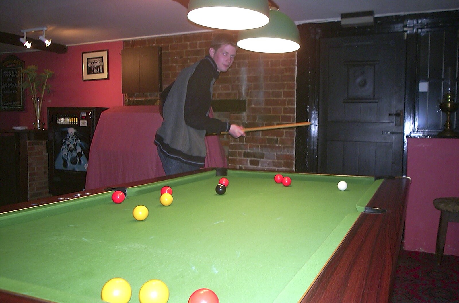 A March Miscellany: The BBs, Pulham Pubs and Broken Cars - Norfolk and Cambridgeshire, 31st March 2004: Phil does a bit of Stick Game