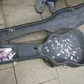 A Harvs guitar case, Moping in Southwold, Suffolk - 3rd April 2004