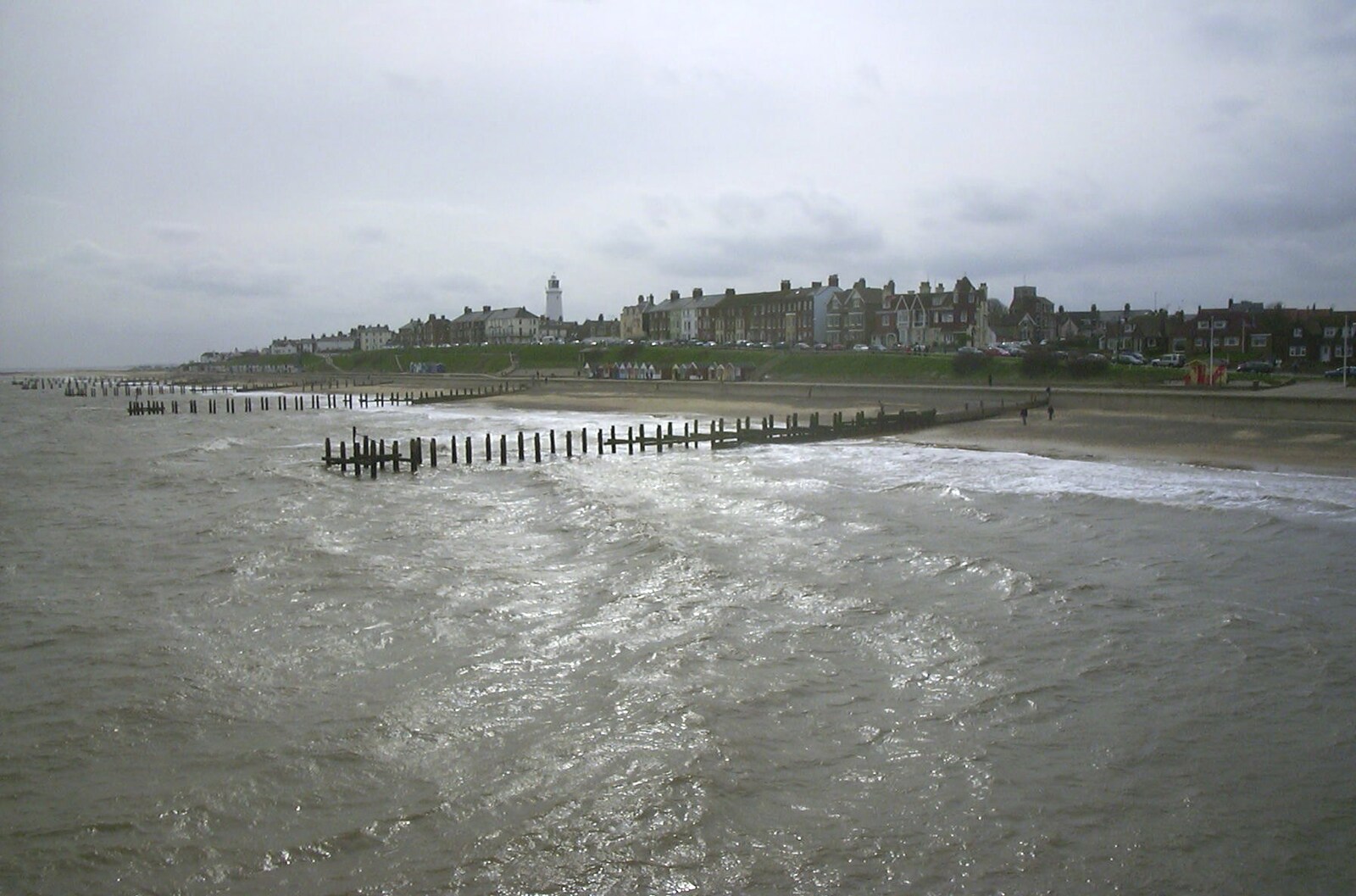 A view of Southwold from the pier from Moping in Southwold, Suffolk - 3rd April 2004