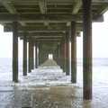 Under the pier, Moping in Southwold, Suffolk - 3rd April 2004