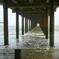 Under the pier, Moping in Southwold, Suffolk - 3rd April 2004