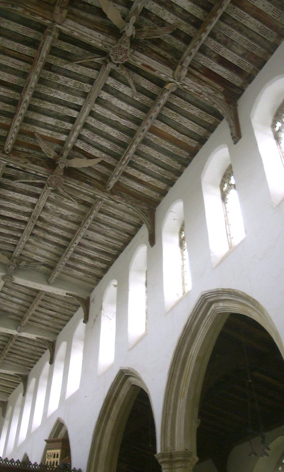 The roof of the church from Moping in Southwold, Suffolk - 3rd April 2004
