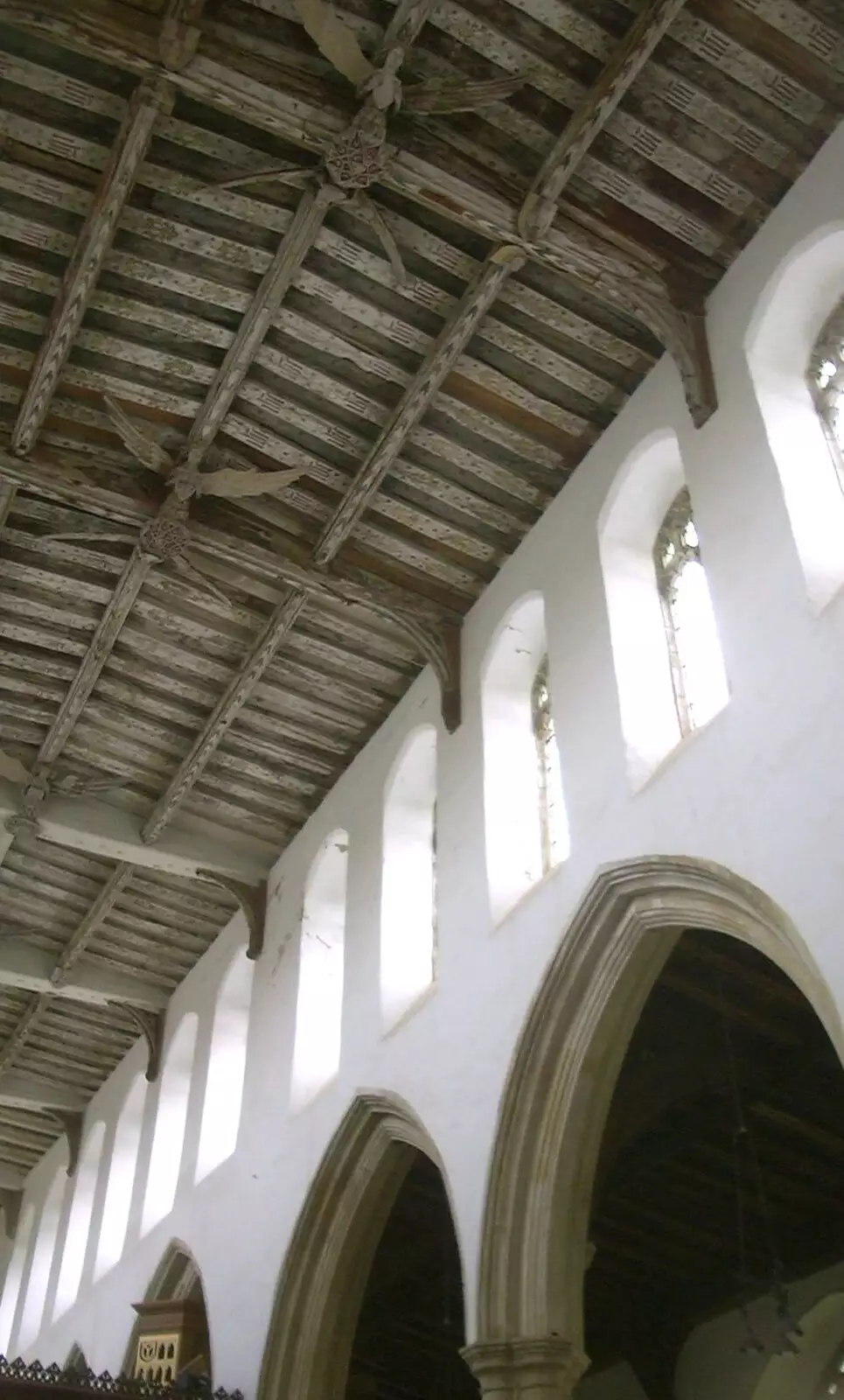 The roof of the church, from Moping in Southwold, Suffolk - 3rd April 2004