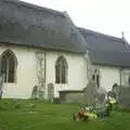 The thatched church of St. Andrew at Bramfield, Moping in Southwold, Suffolk - 3rd April 2004