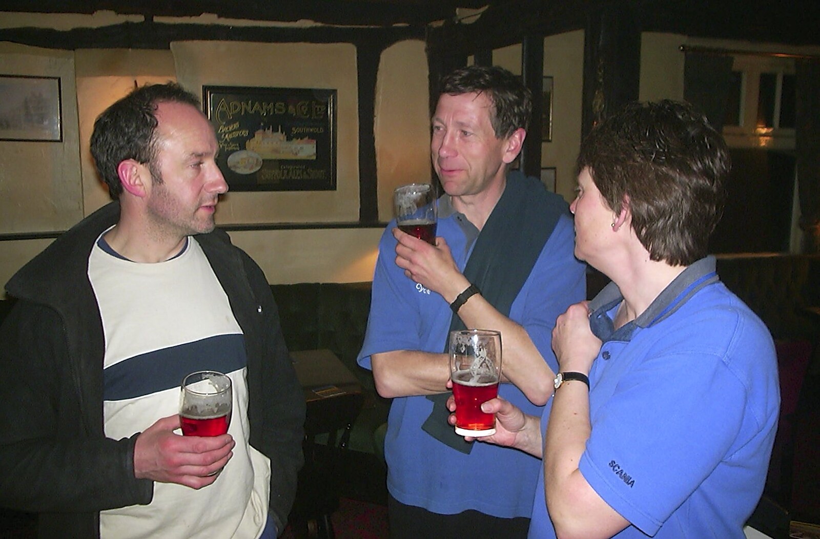 Wednesday and Thursday: The BSCC Season Opens, and Stuff Happens, Suffolk - 9th April 2004: DH chats to Apple and Pip