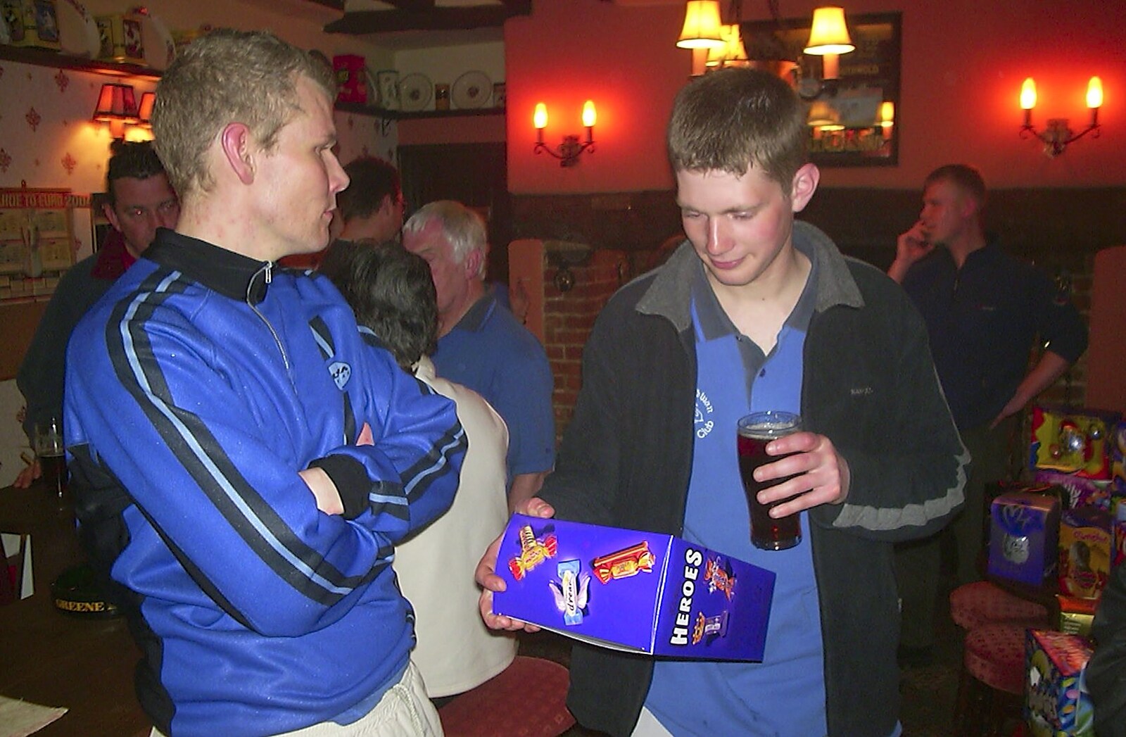 Wednesday and Thursday: The BSCC Season Opens, and Stuff Happens, Suffolk - 9th April 2004: The Boy Phil inspects a prize