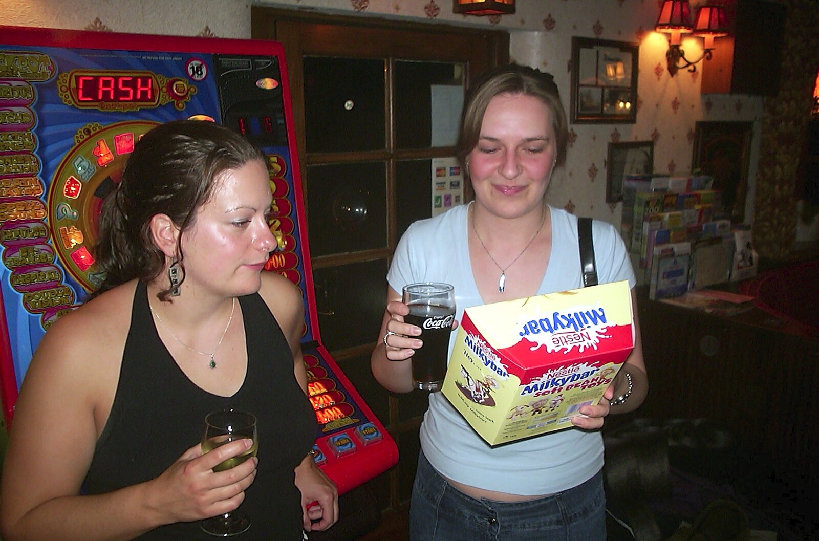 Wednesday and Thursday: The BSCC Season Opens, and Stuff Happens, Suffolk - 9th April 2004: Jess gets a Milky Way egg