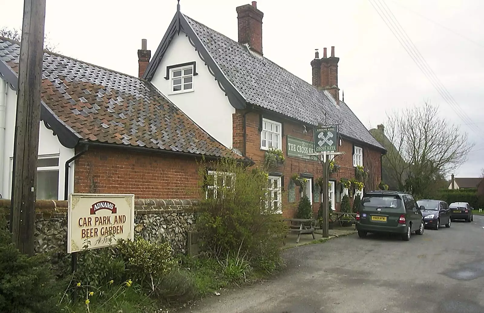 The Redgrave Cross Keys, from The BSCC Easter Bike Ride, Thelnetham and Redgrave, Suffolk - 10th April 2004