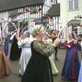 A close-up of the Tudor dancing, Badminton Sprogs and The Skelton Festival, Diss, Norfolk - 1st May 2004