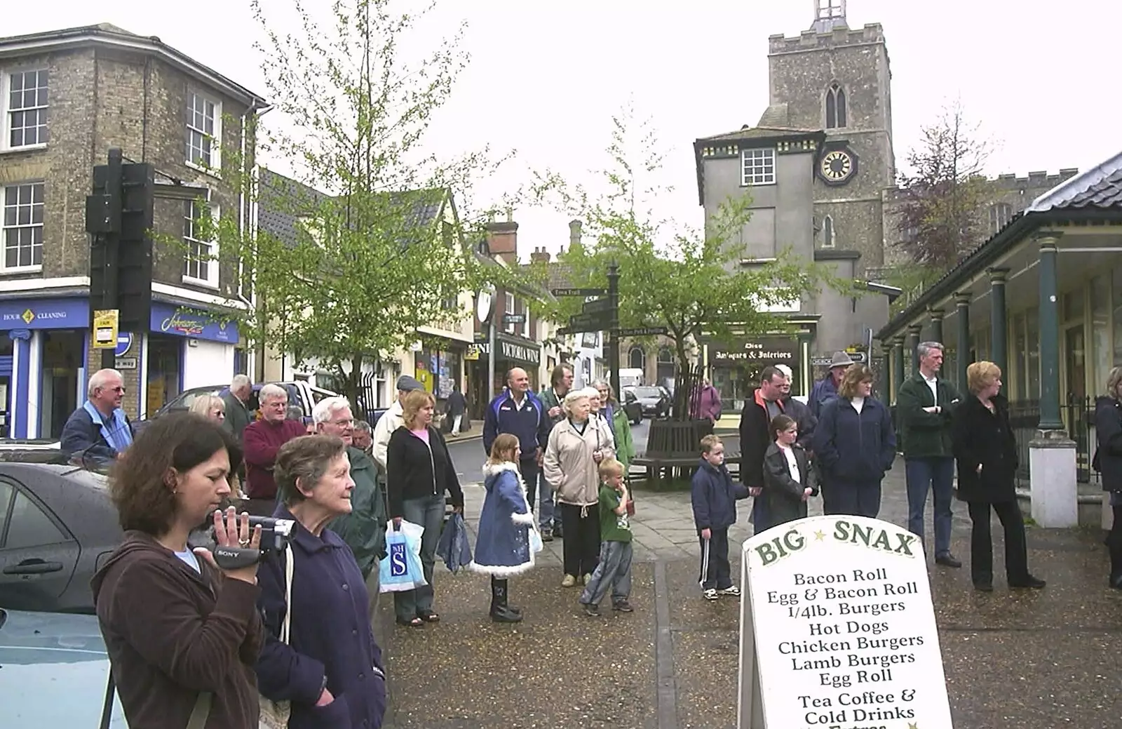 People watch the dancing, from Badminton Sprogs and The Skelton Festival, Diss, Norfolk - 1st May 2004