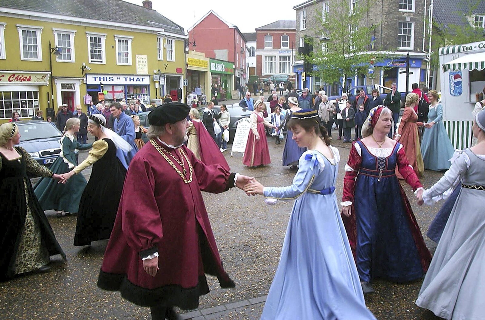 More dancing in Diss from Badminton Sprogs and The Skelton Festival, Diss, Norfolk - 1st May 2004