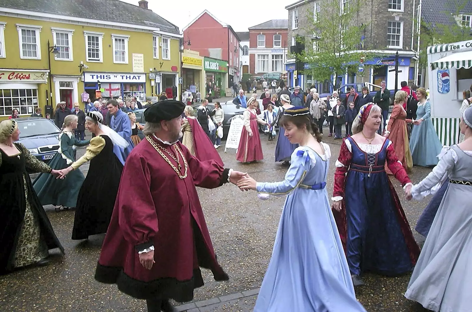 More dancing in Diss, from Badminton Sprogs and The Skelton Festival, Diss, Norfolk - 1st May 2004