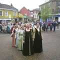 The women line up, Badminton Sprogs and The Skelton Festival, Diss, Norfolk - 1st May 2004