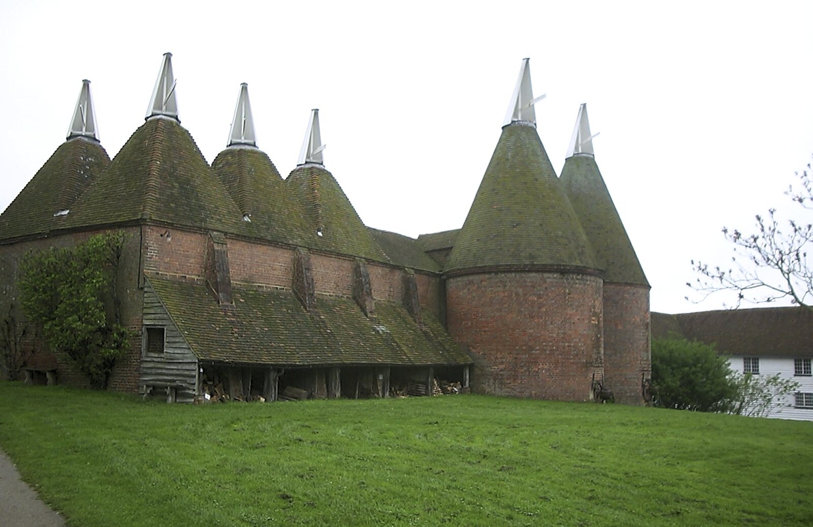 Classic Kentish Oast Houses at Sissinghurst from The BSCC Annual Bike Ride, Lenham, Kent - 8th May 2004
