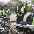 Jill, Alan and Spam, The BSCC Annual Bike Ride, Lenham, Kent - 8th May 2004