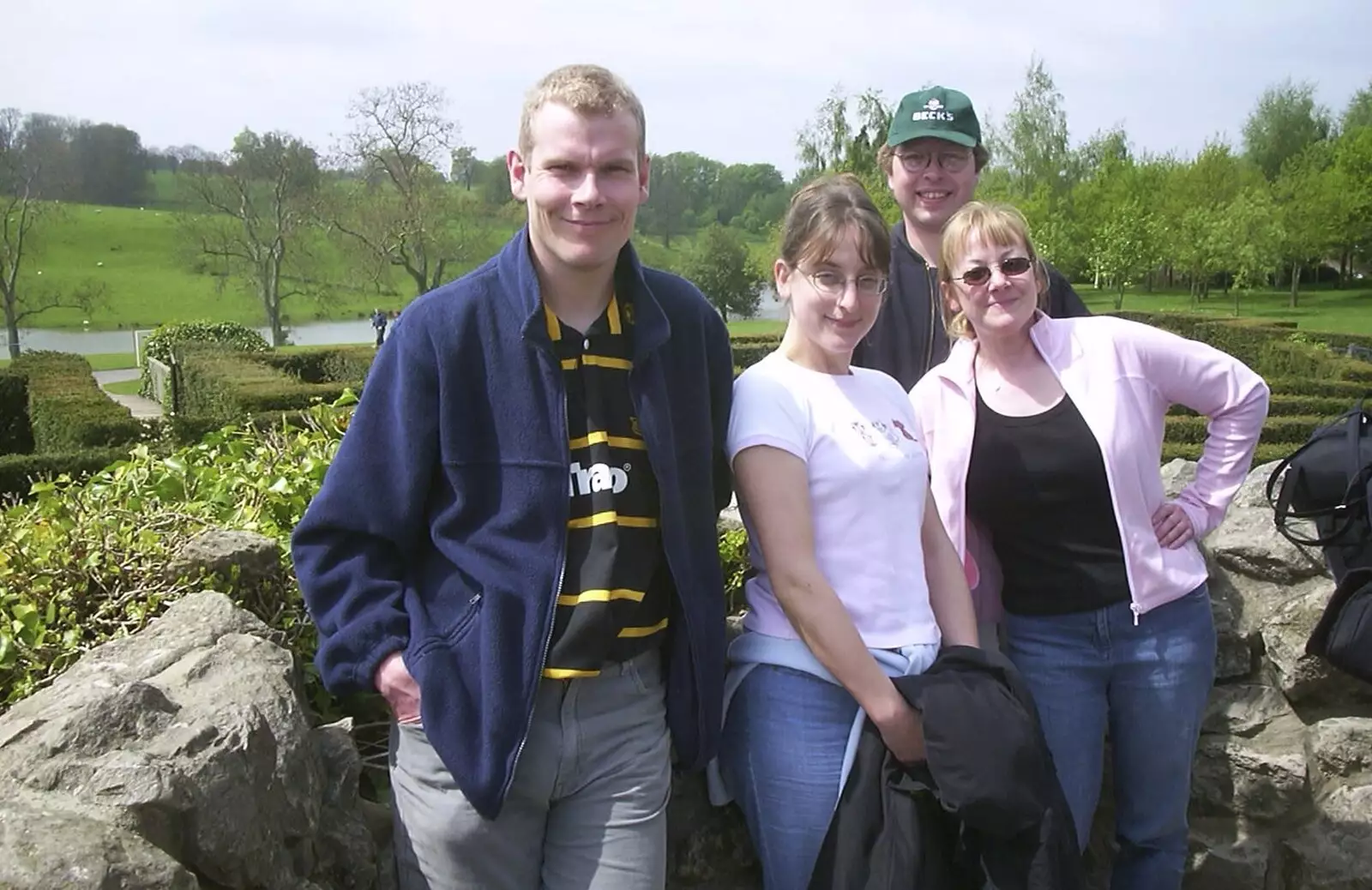 up on the hill, from A Trip Around Leeds Castle, Maidstone, Kent - 9th May 2004