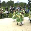 Some girls do a spot of morris dancing, A Trip Around Leeds Castle, Maidstone, Kent - 9th May 2004