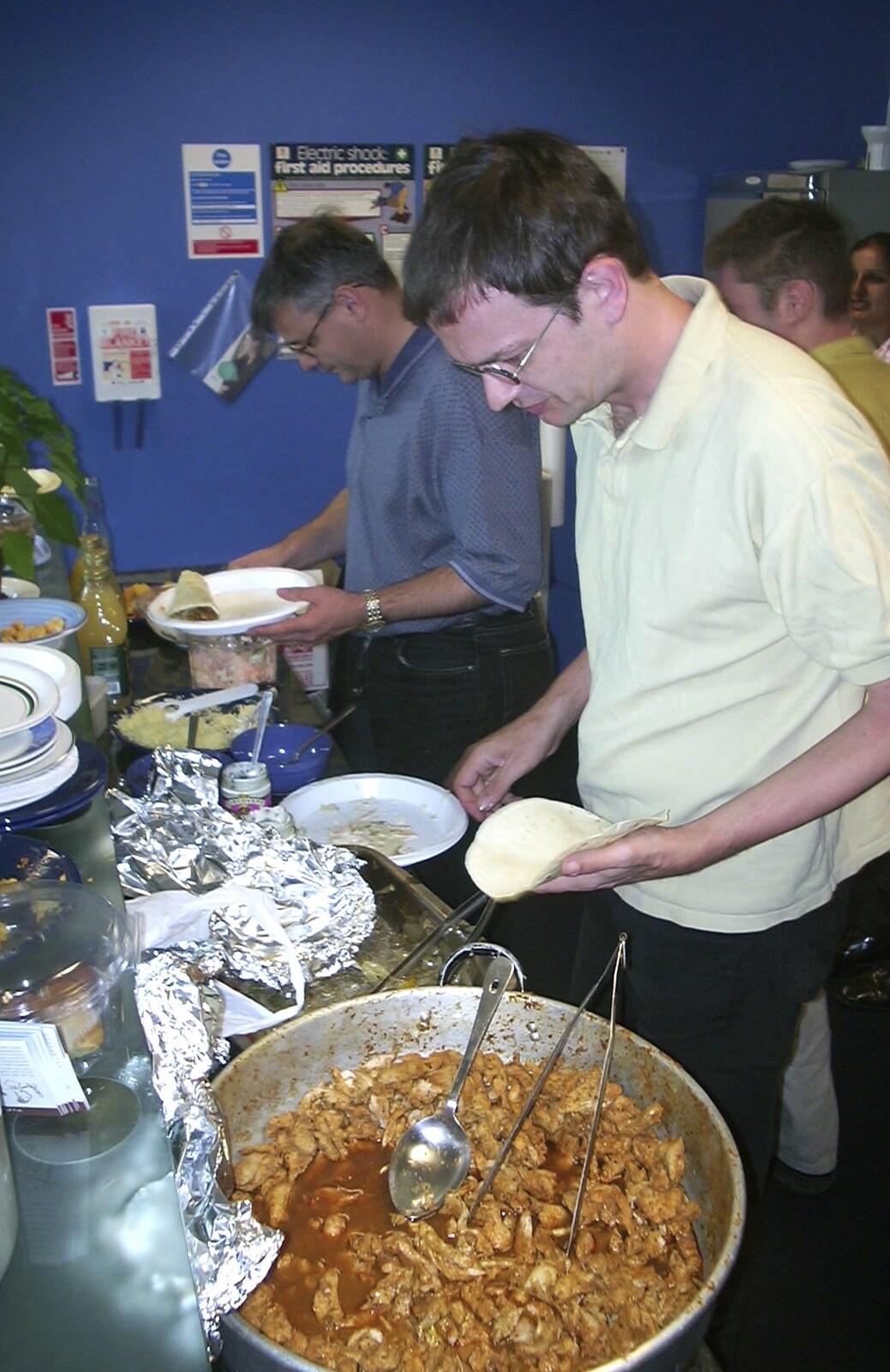 A huge vat of Mexican pork stew from Trigenix Mexican and a Fire-Escape Barbeque, Eye, Suffolk - 22nd May 2004
