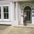 Mother by the front door, Mother and Mike Visit, Aldringham, Suffolk - 26th May 2004