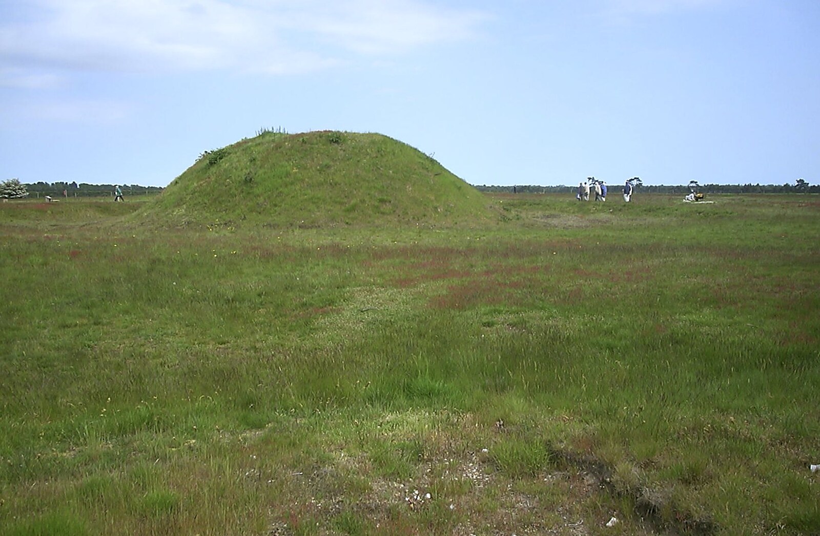 One of the Sutton Hoo mounds from Mother and Mike Visit, Aldringham, Suffolk - 26th May 2004
