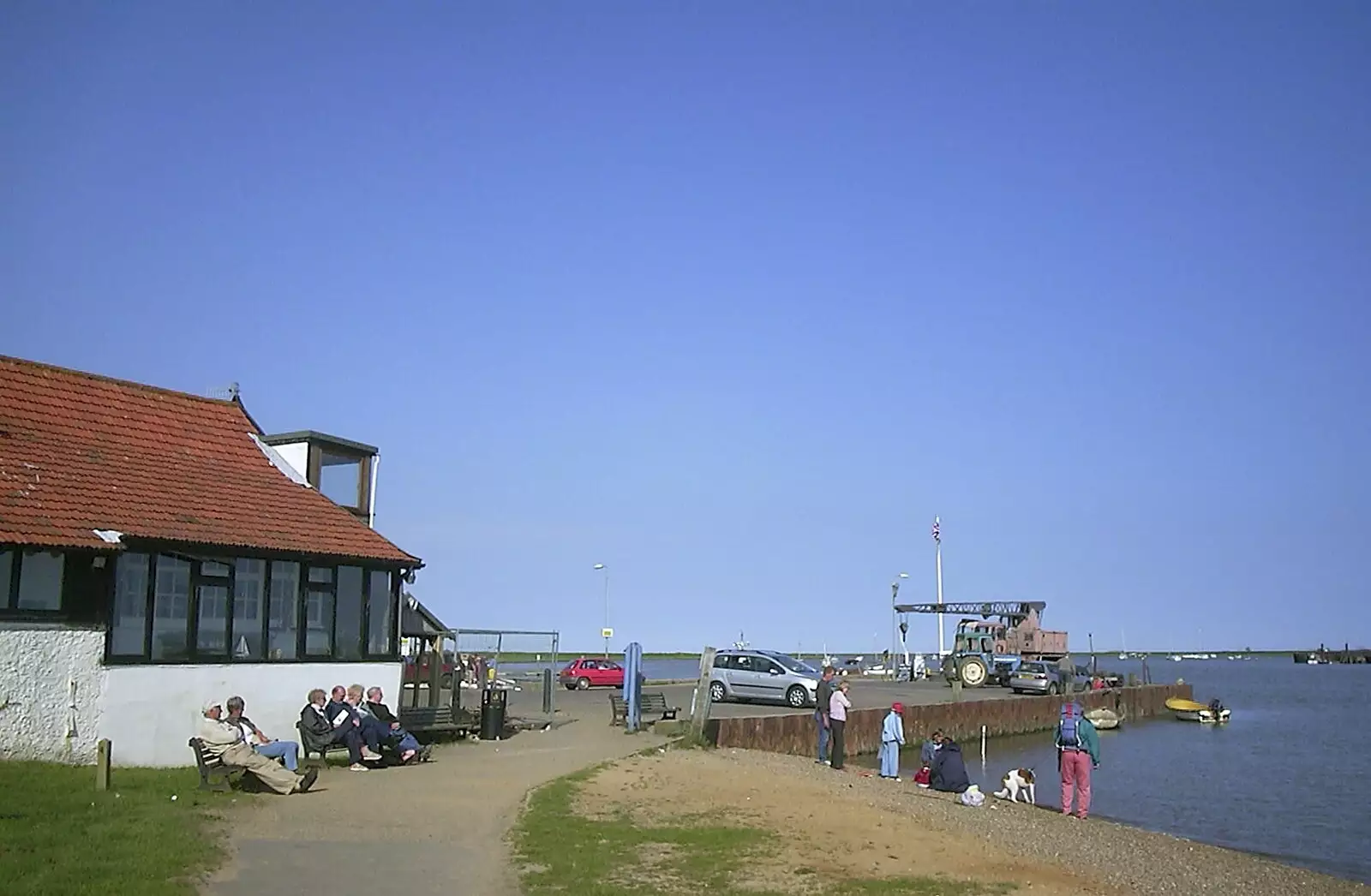 A view of Orford Quay, from Mother and Mike Visit, Aldringham, Suffolk - 26th May 2004