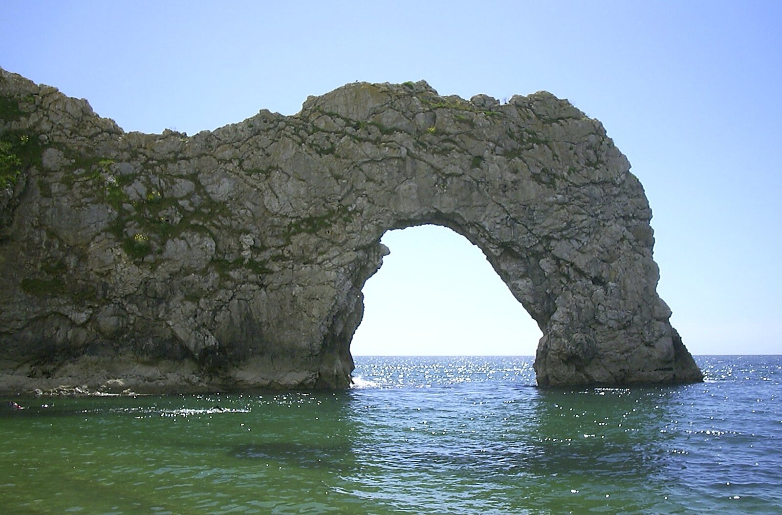Corfe Castle Camping, Corfe, Dorset - 30th May 2004: Another view of Durdle Door