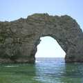 Another view of Durdle Door, Corfe Castle Camping, Corfe, Dorset - 30th May 2004