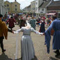 A ring of dancers on the market place, Andrey Leaves Trigenix, More Skelton Festival and a Transit of Venus, Cambridge and Diss - 4th June 2004