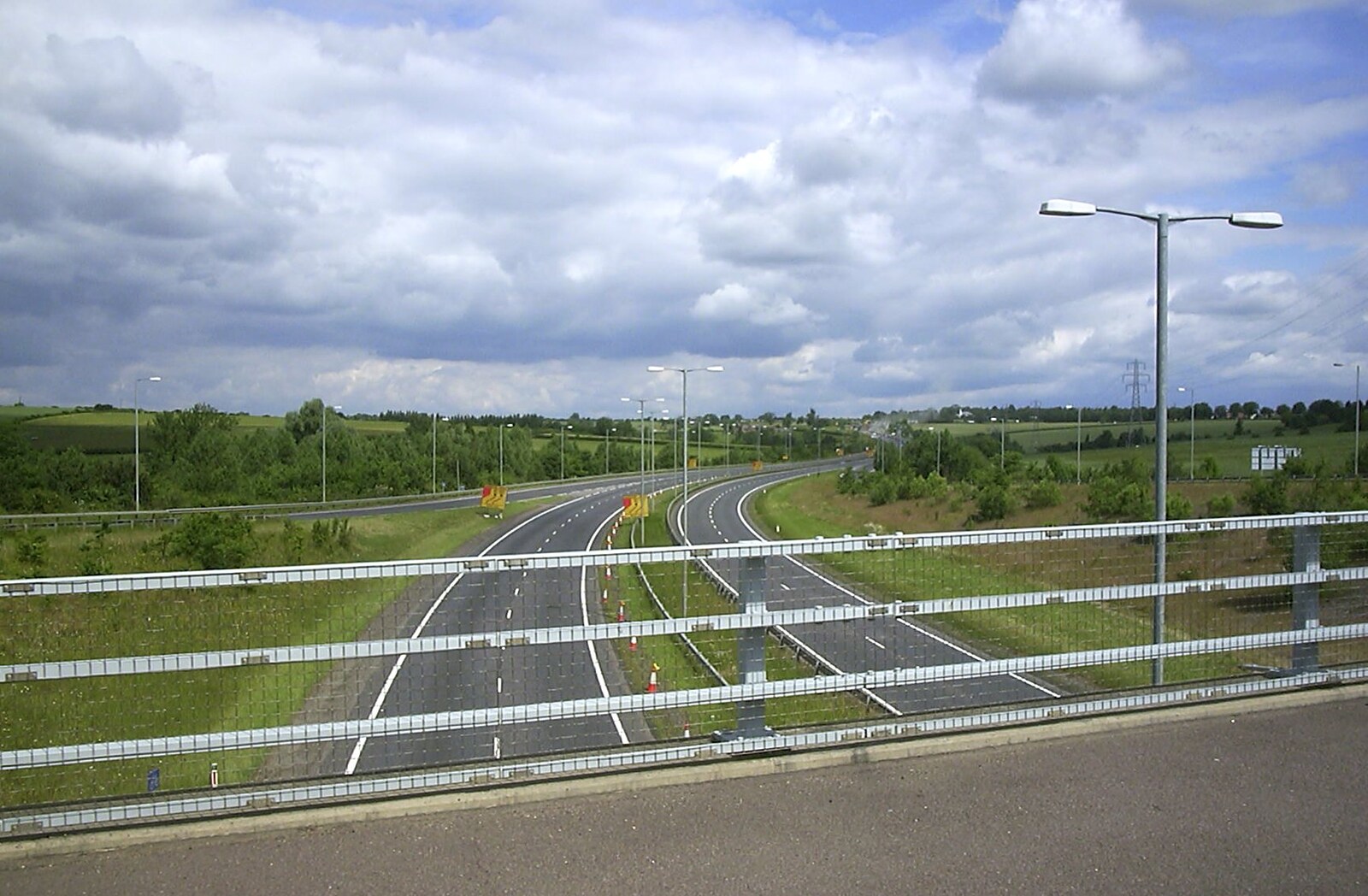A Trip to Alton Towers, Staffordshire - 19th June 2004: The A14 is a bit emptier than it usually is