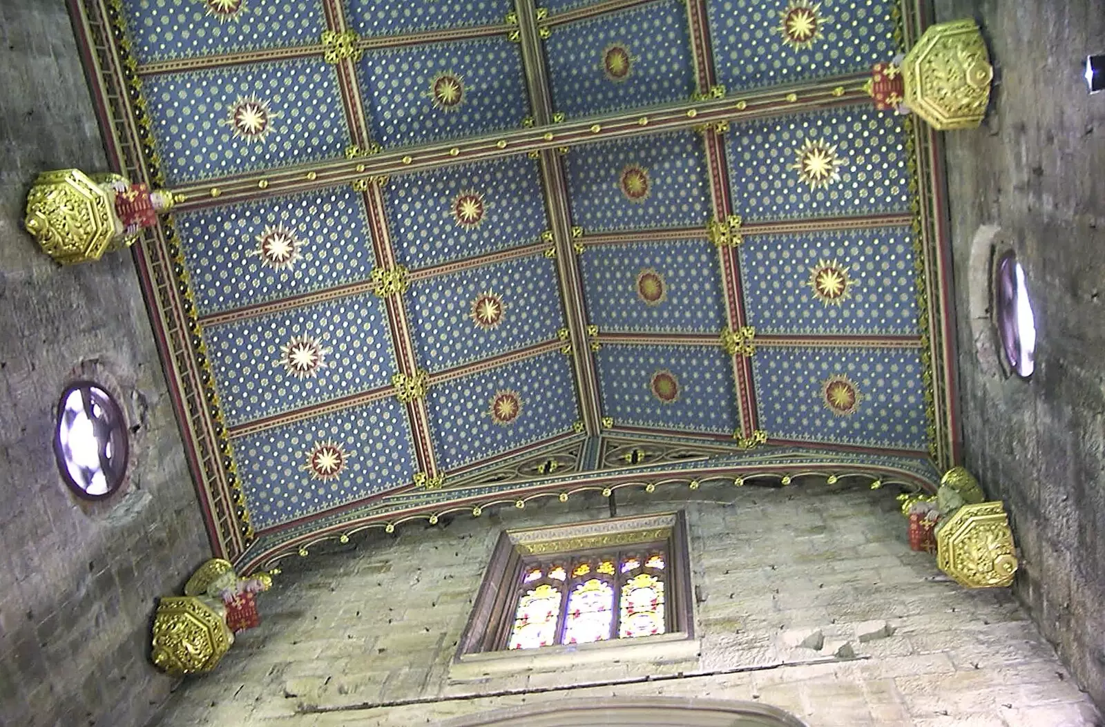 A nice roof in the house, from A Trip to Alton Towers, Staffordshire - 19th June 2004