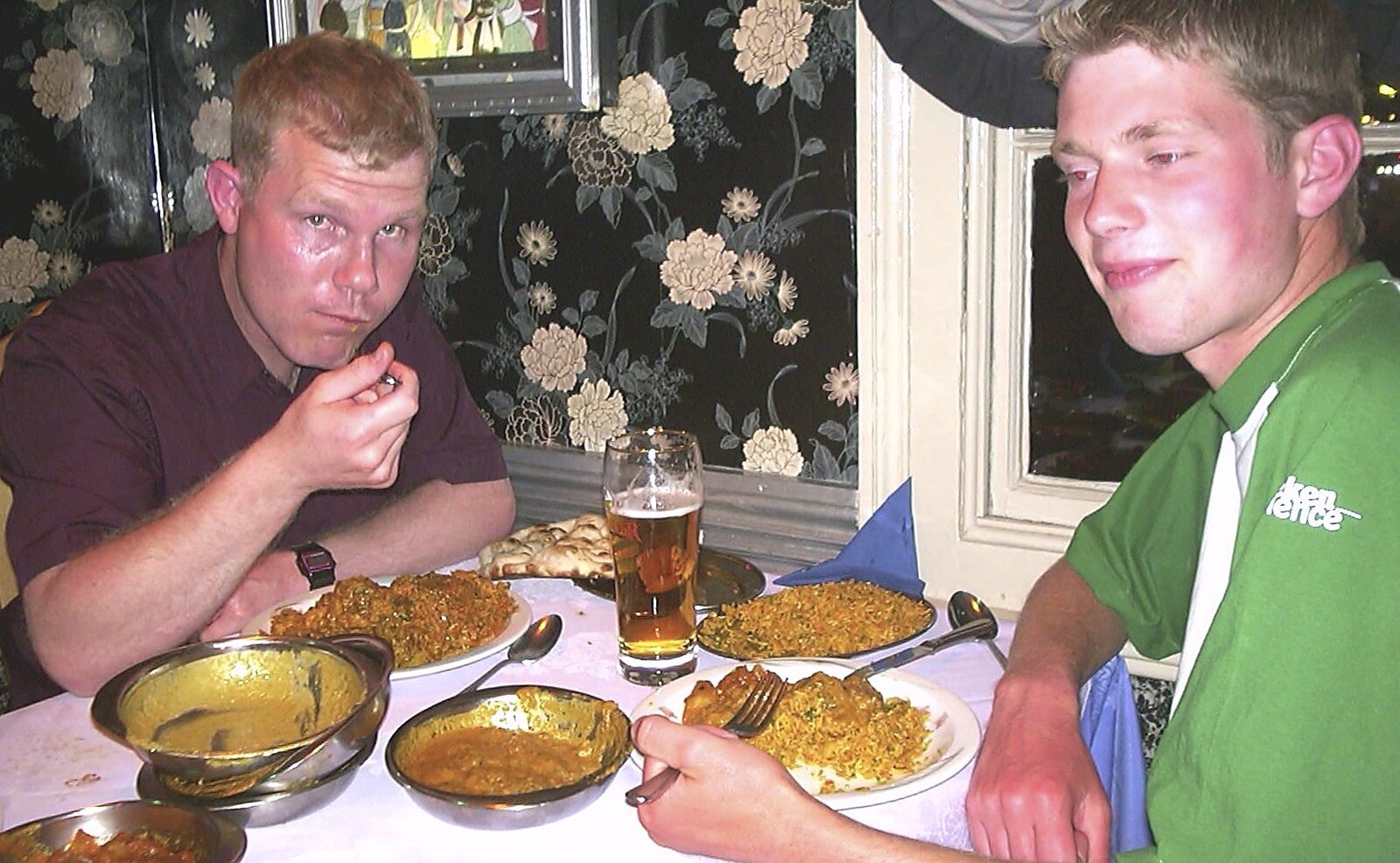 A Trip to Alton Towers, Staffordshire - 19th June 2004: Mikey P's looking hot in the Maharaja