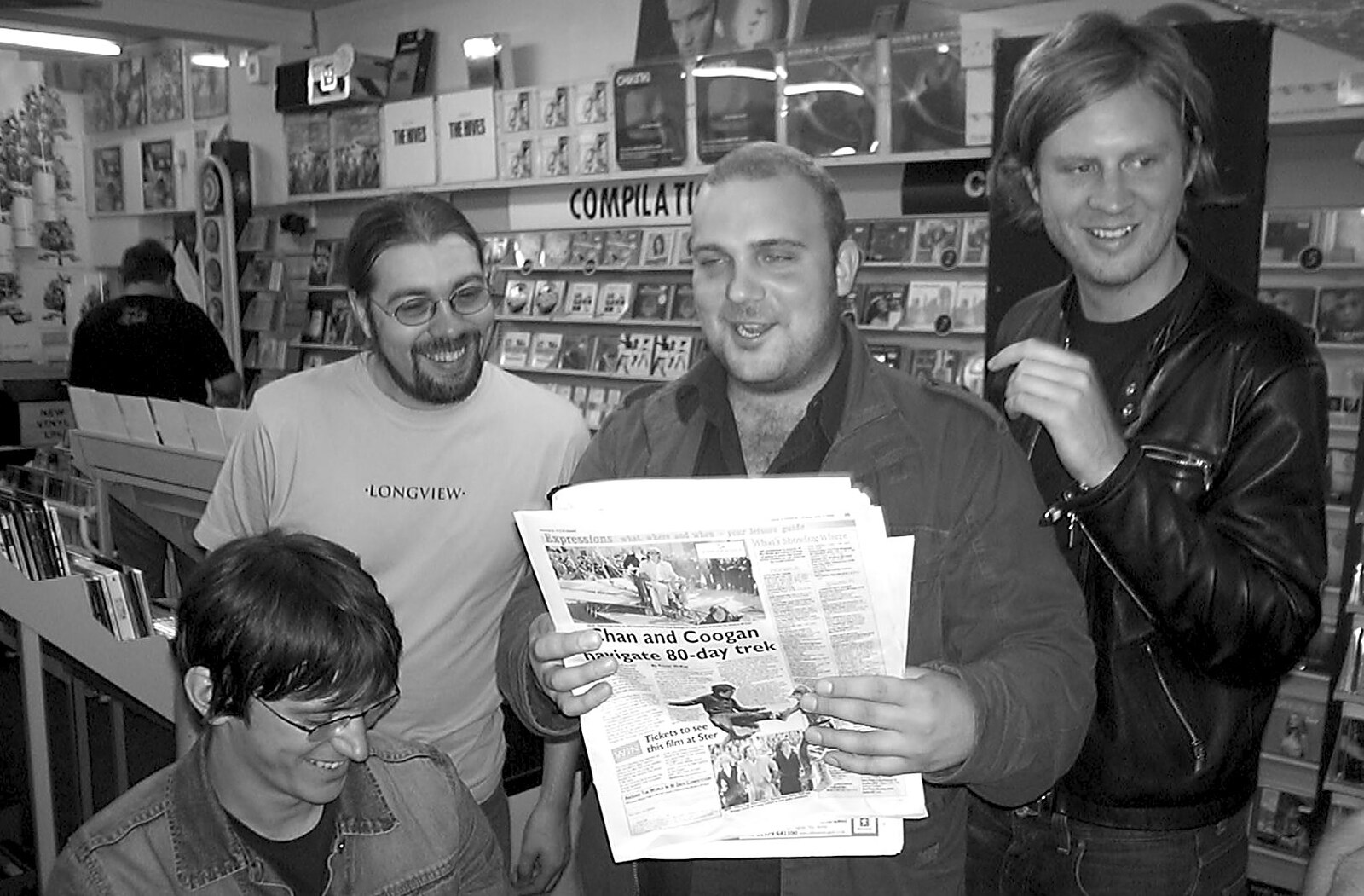 The band's pinnacle is being in the Diss Express from Longview play Revolution Records, Diss, Norfolk - 2nd July 2004
