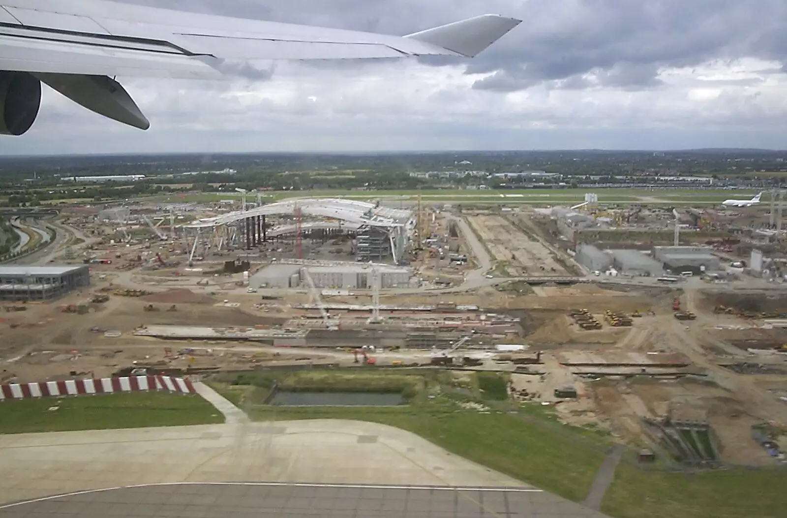 Terminal 5 is being built, from A Postcard From Manila: a Working Trip, Philippines - 9th July 2004