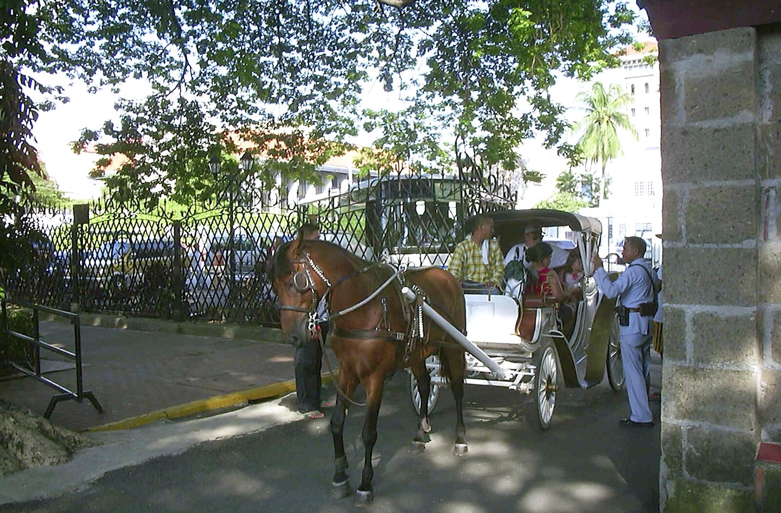 A very smelly horse and cart from A Postcard From Manila: a Working Trip, Philippines - 9th July 2004