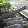 A cannon and some WWII shells, A Postcard From Manila: a Working Trip, Philippines - 9th July 2004